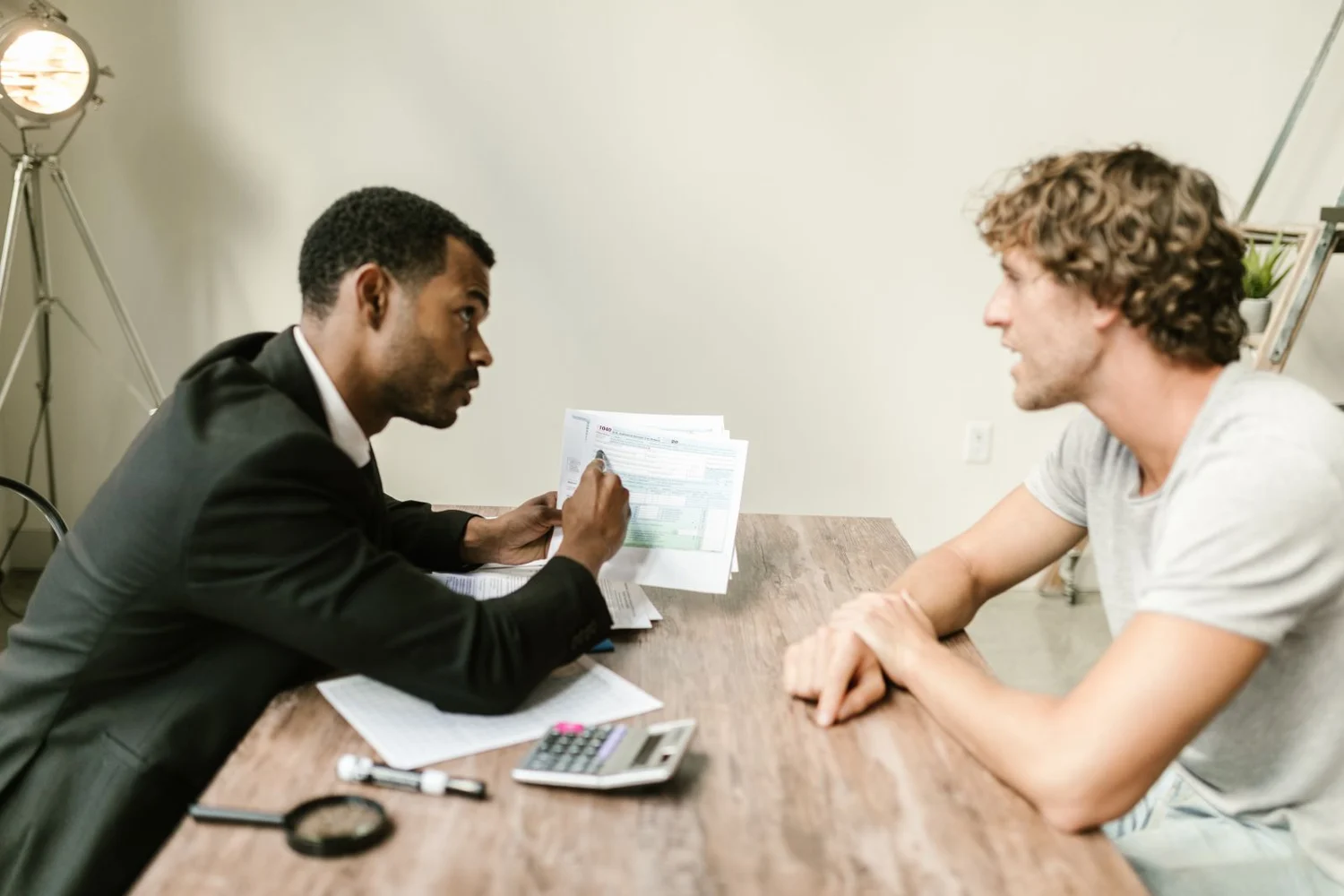 Reviewing documents during a conversation